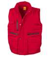 R127 Lance Workguard Bodywarmer Red colour image